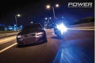 AUDI S3 20VT 750+wHp vs BMW S1000RR 195wHp